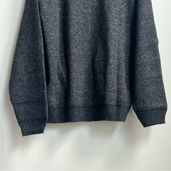 Gioberti Knitted Full Zip Block Design Cardigan Sweater Soft Brushed Flannel XL - Picture 13 of 13